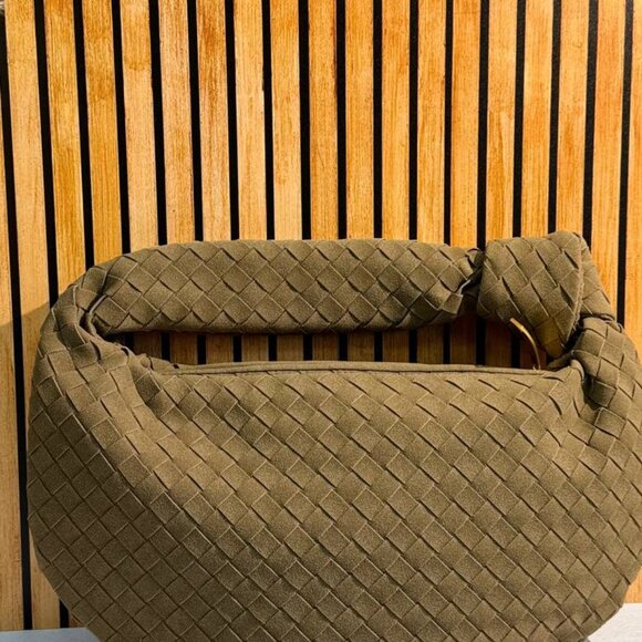 Suede Luxe Top Handle Bag – Stylish PU Suede Handbag - Picture 11 of 12